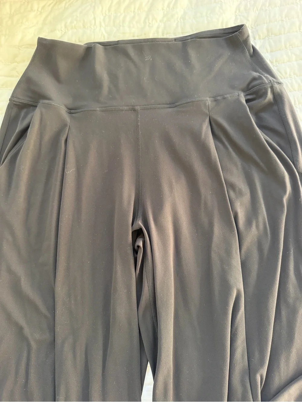 Wide Leg Black Palazzo Pants for Women
